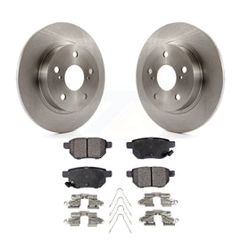 [Rear] 2011-2016 Scion tC Premium OE Brake Rotors & Ceramic Pads Kit For Max Braking