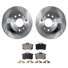 Charger l&#39;image dans la galerie, Rear Brake Rotor And Ceramic Pad Kit For Volkswagen Jetta Beetle Golf SportWagen