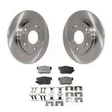 Charger l&#39;image dans la galerie, Rear Disc Brake Rotors And Ceramic Pads Kit For 2011-2015 Honda CR-Z