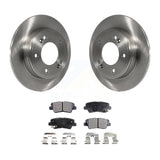 Rear Brake Rotors Ceramic Pad Kit For Hyundai Elantra Kia Soul Forte Veloster GT