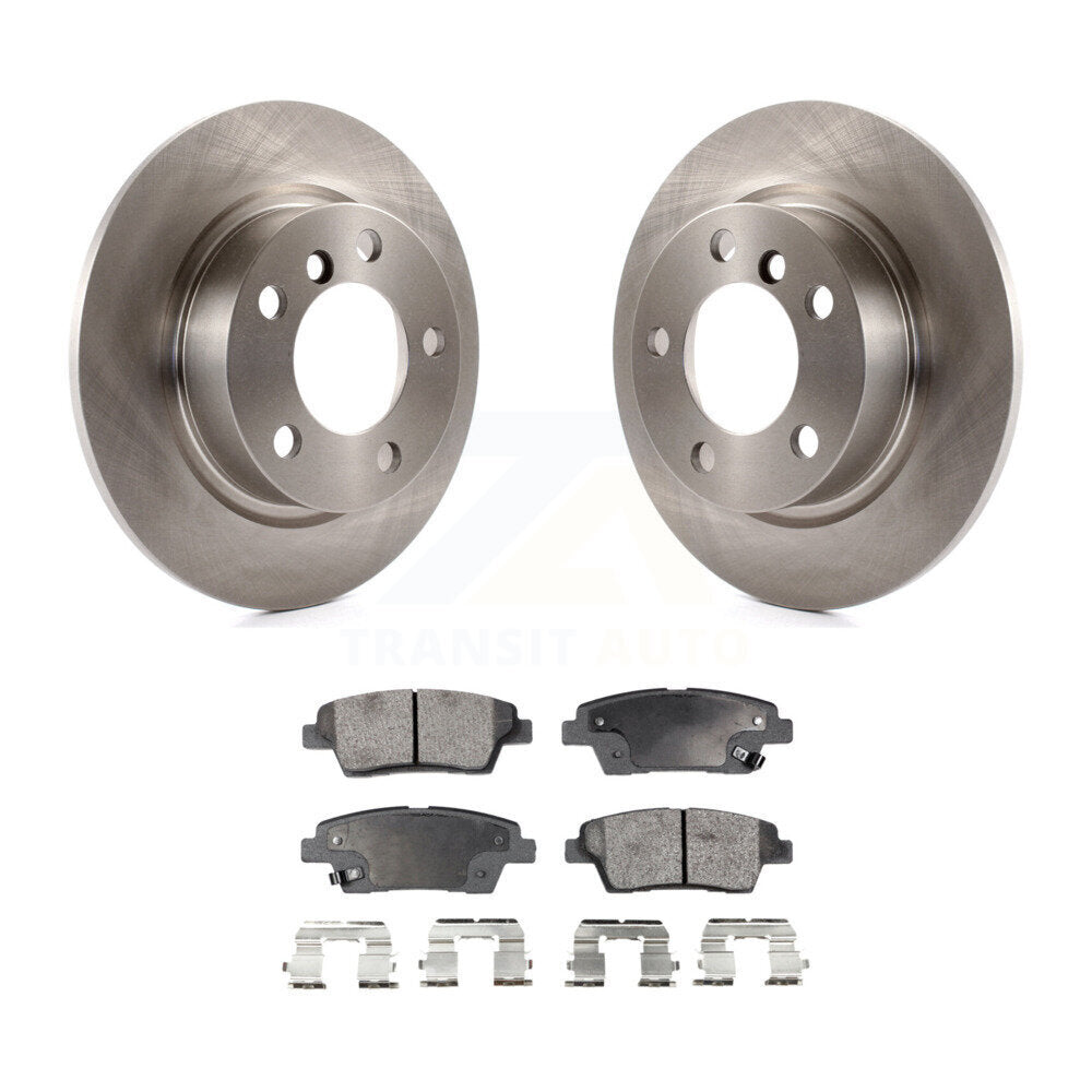 Rear Disc Brake Rotors And Ceramic Pads Kit For Mini Cooper Countryman Paceman