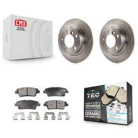 Rear Disc Brake Rotors And Ceramic Pads Kit For Mini Cooper Countryman Paceman