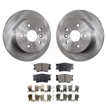 Charger l&#39;image dans la galerie, Rear Disc Brake Rotor Ceramic Pad Kit For Toyota Camry Lexus ES350 Avalon ES300h