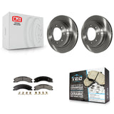[Rear] 2012-2021 Nissan NV2500 NV3500 NV1500 Premium OE Brake Rotors & Ceramic Pads Kit For Max Braking