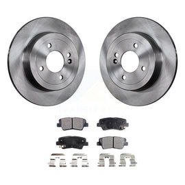 Rear Disc Brake Rotors And Ceramic Pads Kit For Hyundai Accent Kia Rio