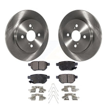 Charger l&#39;image dans la galerie, Rear Disc Brake Rotors And Ceramic Pads Kit For 2012-2018 Toyota Yaris