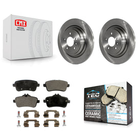 Rear Brake Rotors & Ceramic Pad Kit For Mercedes-Benz ML350 GLE350 ML250 GLE300d