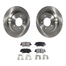 Load image into Gallery viewer, Rear Disc Brake Rotors And Ceramic Pad Kit For Kia Optima Hyundai Sonata Soul EV