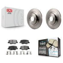 Charger l'image dans la galerie, Rotors de frein à disque arrière et Kit de plaquettes en céramique pour Mitsubishi Outlander Sport PHEV RVR 