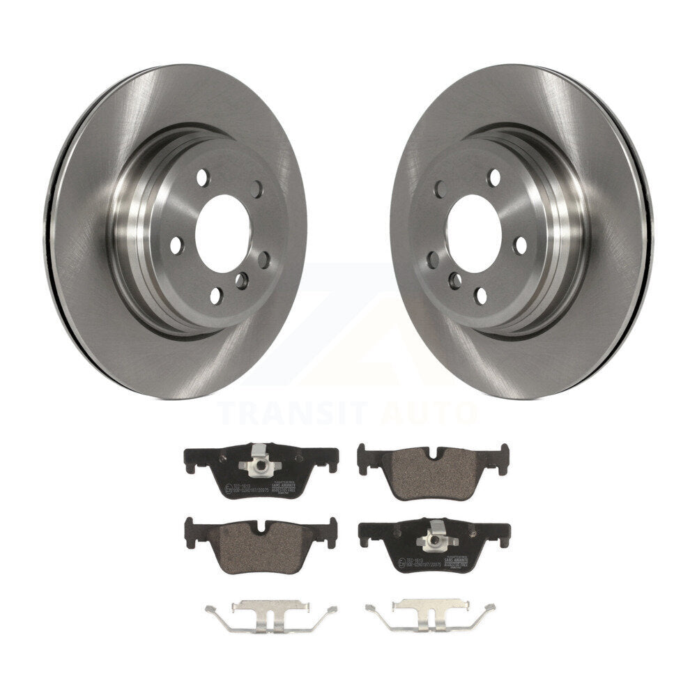 Rear Disc Brake Rotors And Ceramic Pads Kit For BMW 328i xDrive