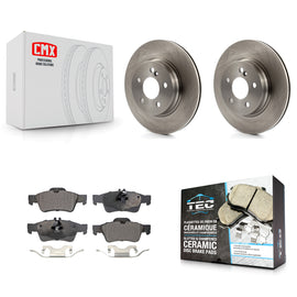 Kit de disques de frein à disque arrière et plaquettes en céramique pour Mercedes-Benz E550 