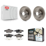 Rear Disc Brake Rotors And Ceramic Pads Kit For Mercedes-Benz E550