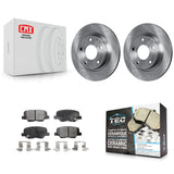 Kit de disques de frein à disque arrière et plaquettes en céramique pour Mazda 3 Sport 