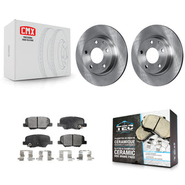 Kit de disques de frein à disque arrière et plaquettes en céramique pour Mazda 3 Sport 