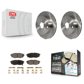 Kit de rotors de frein à disque arrière et de plaquettes en céramique pour Subaru Forester 2.0L 2014 – 2018 