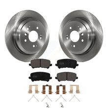 Load image into Gallery viewer, Rear Disc Brake Rotors And Ceramic Pads Kit For Honda Pilot Ridgeline Passport