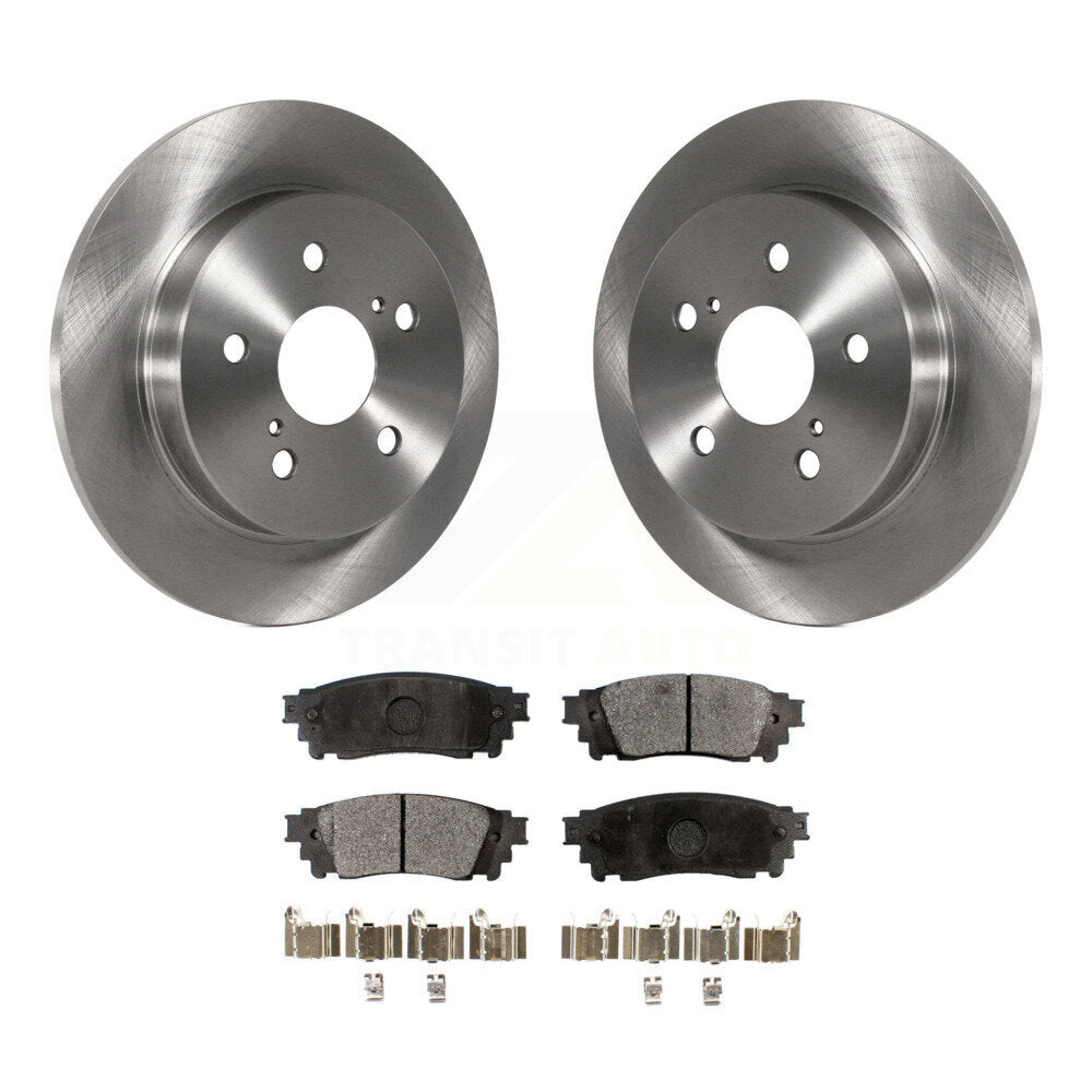 Kit de rotor de frein arrière et de plaquettes en céramique, pour Toyota Camry RAV4 Lexus NX200t C-HR NX300 