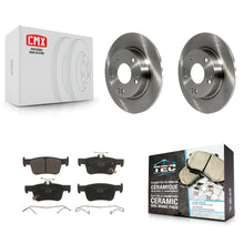 Load image into Gallery viewer, Rear Disc Brake Rotors And Ceramic Pads Kit For Honda Civic
