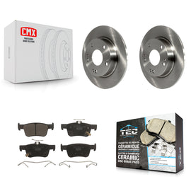 Kit de disques de frein à disque arrière et plaquettes en céramique pour Honda Civic 
