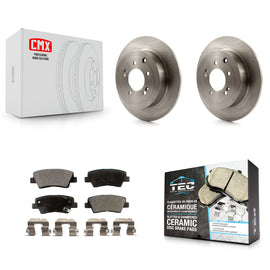Rear Disc Brake Rotors And Ceramic Pads Kit For Hyundai Tucson Kia Sportage