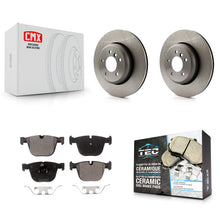 Charger l'image dans la galerie, Rear Disc Brake Rotors And Ceramic Pads Kit For BMW 650i 535i 550i 645Ci 545i
