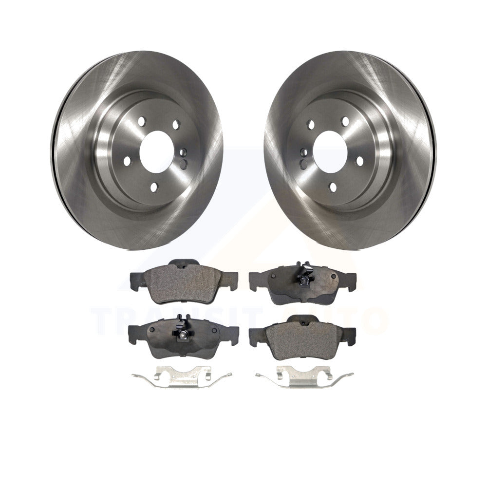 Rear Brake Rotors & Ceramic Pad Kit For Mercedes-Benz S550 SL550 CL550 S600 S350