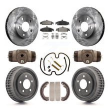 Load image into Gallery viewer, Front Rear Brake Rotor Ceramic Pad Drum Kit (9Pc) For Chevrolet Pontiac Grand Am