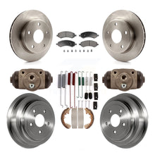 Load image into Gallery viewer, Front Rear Brake Rotors Ceramic Pad &amp; Drum Kit (9Pc) For Dakota Dodge Ram Raider