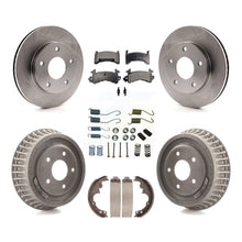 Charger l&#39;image dans la galerie, Front Rear Brake Rotor Ceramic Pad &amp; Drum Kit (7Pc) For Chevrolet S10 GMC Sonoma