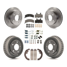 Charger l'image dans la galerie, Front Rear Brake Rotor Ceramic Pad Drum Kit (7Pc) For Chevrolet Astro GMC Safari