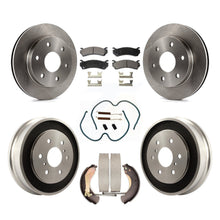 Charger l'image dans la galerie, Front Rear Brake Rotor Ceramic Pad &amp; Drum Kit (7Pc) For Chevrolet Silverado 1500