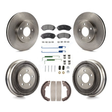 Charger l'image dans la galerie, Front Rear Disc Brake Rotors Ceramic Pads And Drum Kit (7Pc) For Pontiac Aztek
