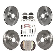 Charger l&#39;image dans la galerie, Front Rear Disc Brake Rotors Ceramic Pads And Drum Kit (7Pc) For Chevrolet HHR