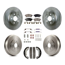 Load image into Gallery viewer, Front Rear Brake Rotors Ceramic Pad &amp; Drum Kit (7Pc) For Chevrolet Cruze Limited