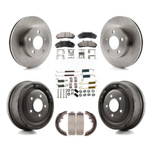 Load image into Gallery viewer, Front Rear Brake Rotors Ceramic Pad &amp; Drum Kit (7Pc) For Ford Ranger Mazda B3000