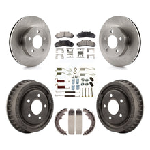 Load image into Gallery viewer, Front Rear Brake Rotors Ceramic Pad &amp; Drum Kit (7Pc) For Ford Ranger Mazda B3000