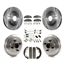 Charger l'image dans la galerie, [Front+Rear] 2009-2011 Ford Focus Premium OE Brake Rotor Drum Kit &amp; Ceramic Pads For Max Braking