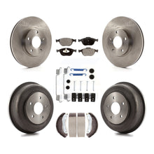 Load image into Gallery viewer, Front Rear Brake Rotor Ceramic Pad Drum Kit (7Pc) For 10-13 Ford Transit Connect