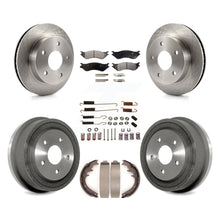 Load image into Gallery viewer, [Front+Rear] 00-01 Dodge Ram 1500 4WD Premium OE Brake Rotor Drum Kit &amp; Ceramic Pads For Max Braking