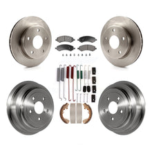 Load image into Gallery viewer, Front Rear Brake Rotors Ceramic Pad &amp; Drum Kit (7Pc) For Dakota Dodge Ram Raider