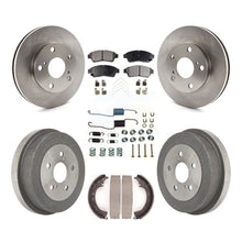 Load image into Gallery viewer, Front Rear Disc Brake Rotor Ceramic Pad And Drum Kit (7Pc) For Toyota Camry 2.2L