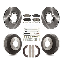 Load image into Gallery viewer, Front Rear Brake Rotor Ceramic Pad Drum Kit (7Pc) For Nissan Pathfinder INFINITI