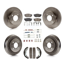 Load image into Gallery viewer, Front Rear Brake Rotor Ceramic Pad Drum Kit (7Pc) For Hyundai Accent To 09 30 05