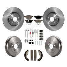 Load image into Gallery viewer, Front Rear Brake Rotor Ceramic Pad Drum Kit (7Pc) For 13 Ford Focus ST FMSI=1004