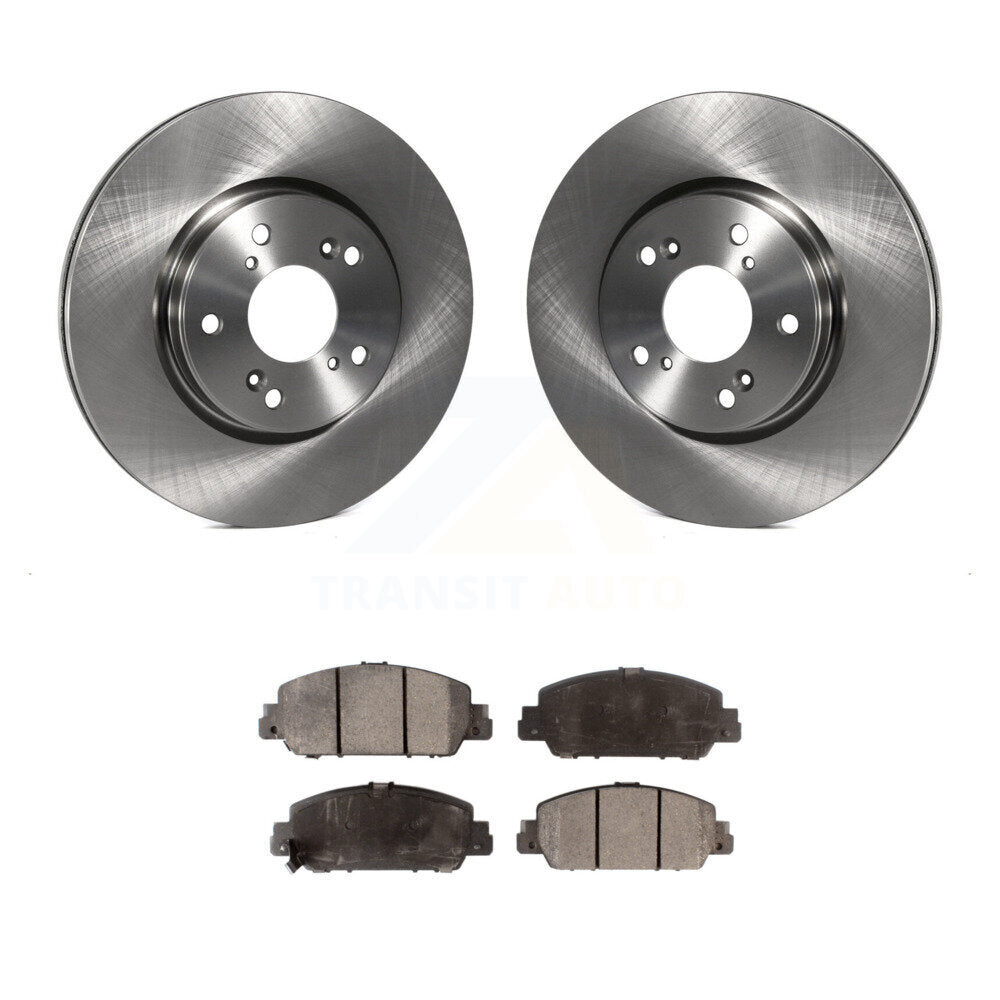 Front Disc Brake Rotors And Ceramic Pads Kit For Honda Accord HR-V