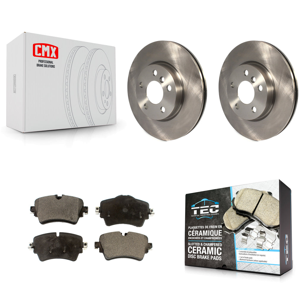 Front Disc Brake Rotors And Ceramic Pads Kit For Mini Cooper Clubman