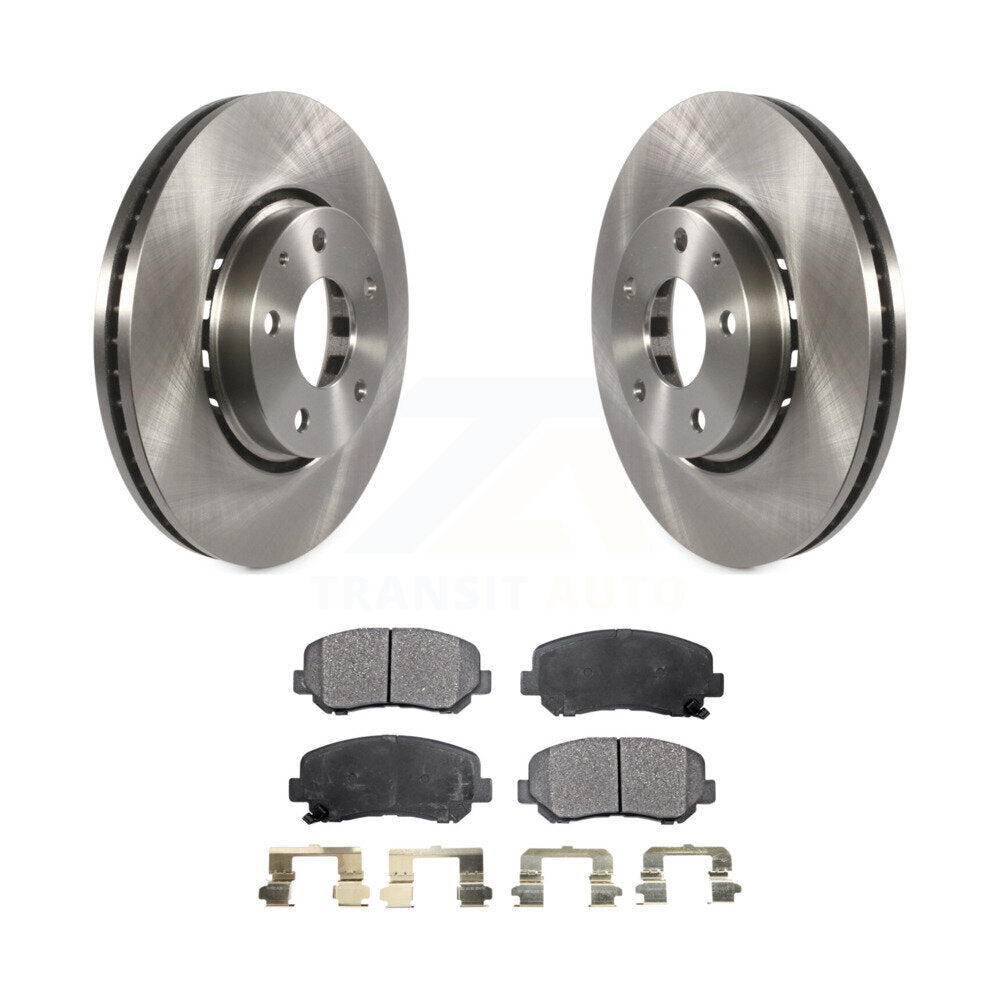 Front Disc Brake Rotors And Ceramic Pads Kit For Mazda CX-5