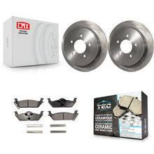Load image into Gallery viewer, Rear Disc Brake Rotors And Ceramic Pads Kit For Ford F-150