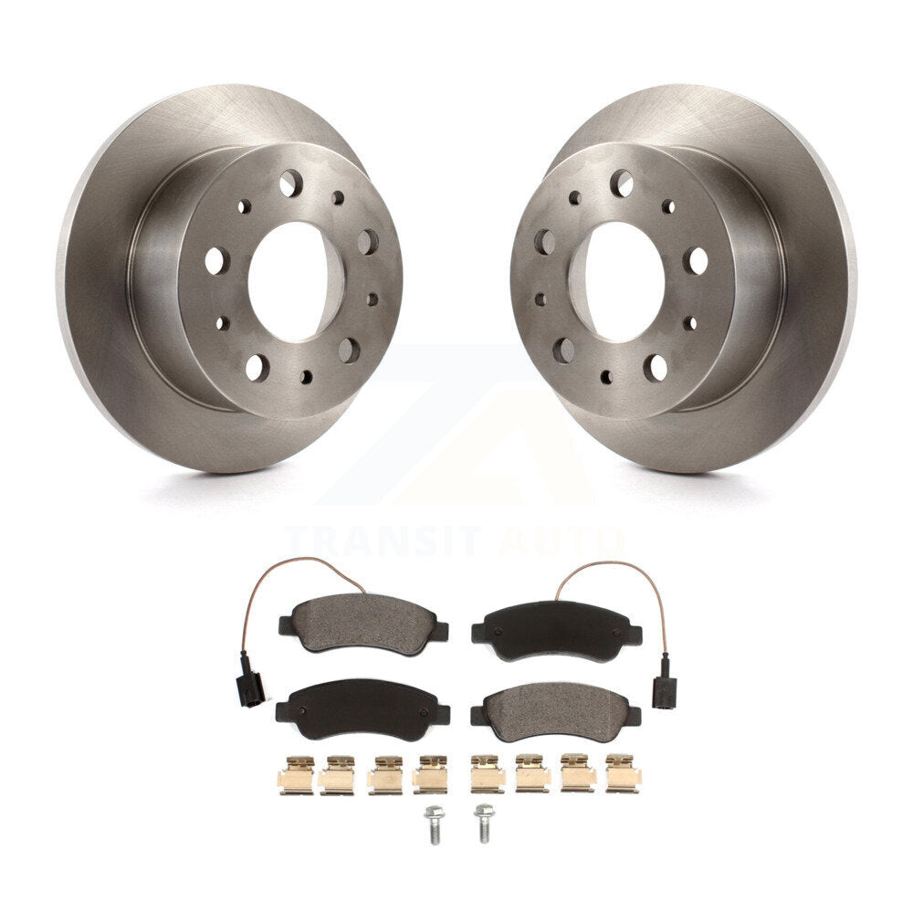 Kit de rotors de frein à disque arrière et plaquettes en céramique pour Ram ProMaster 1500 2500 3500 