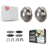 Kit de disques de frein à disque arrière et plaquettes en céramique pour Subaru WRX 
